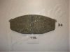 ASHIKA 50-01-116 Brake Pad Set, disc brake